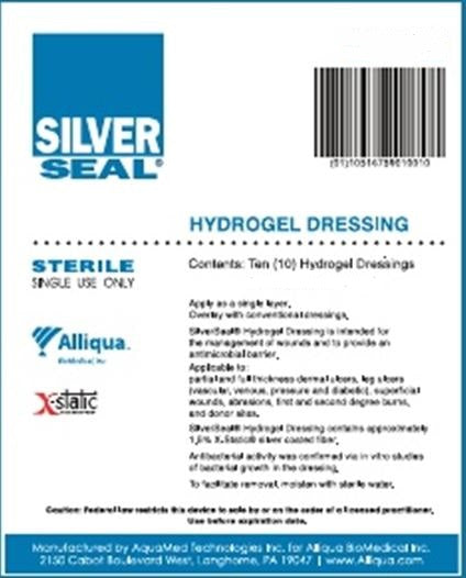 hydrogel with silver dressing Cardinal Health Silver Hydrogel (Ag) 1.5 oz Tube