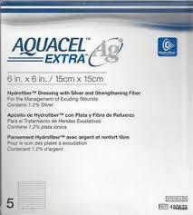 Convatec 420678 Aquacel Ag (Silver) Extra Hydrofiber Dressing Convatec 420678 Aquacel Ag (Silver) Extra Hydrofiber Dressing