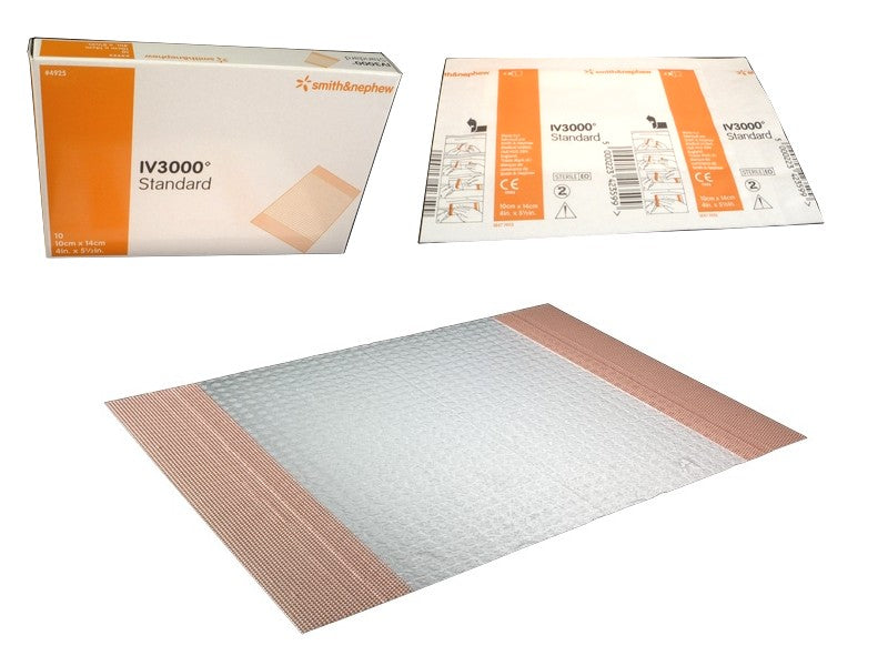 Smith & Nephew 4925 OpSite IV 3000, 4" x 5(1/2)", Tape Handle Delivery   woundcareshop