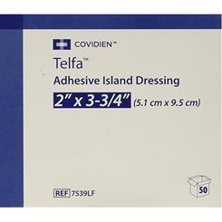 mini island dressing Covidien 7539LF Telfa Mini Island Dressing