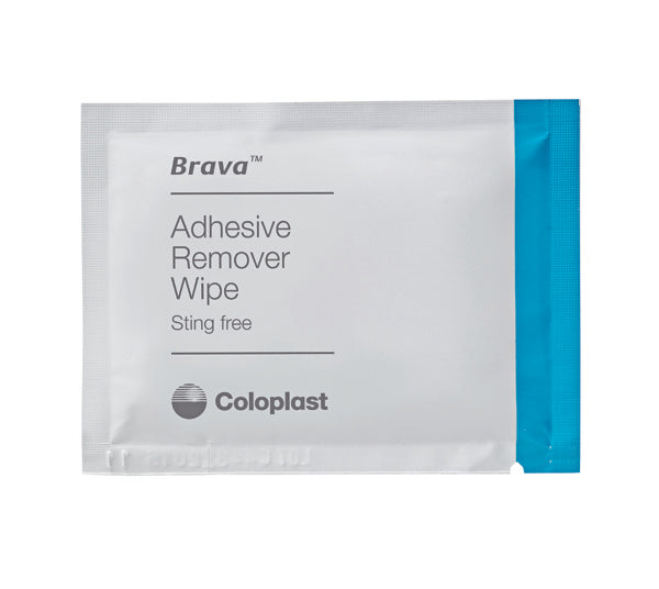 Coloplast 12014 Brava Baby Adhesive Remover Wipes, Box of 30 wipes