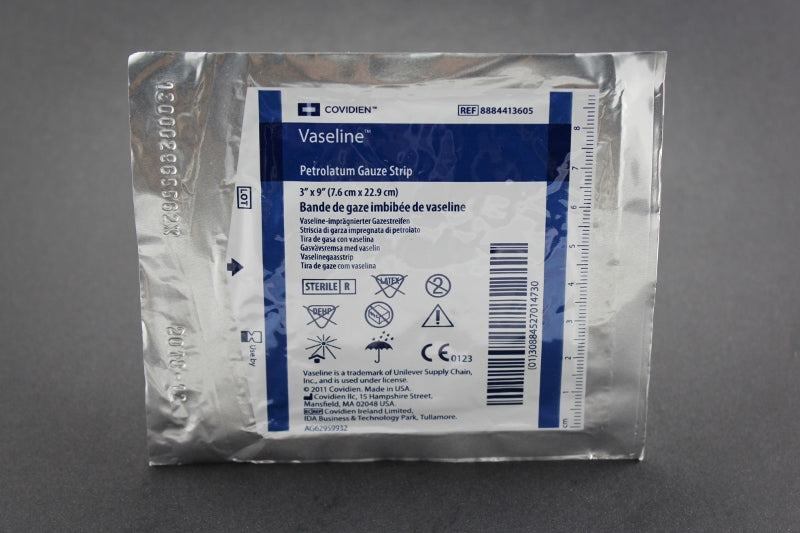 vaseline mesh dressing Covidien (formerly Kendall) 8884413605 413605 Vaseline Petrolatum Gauze  Dressing