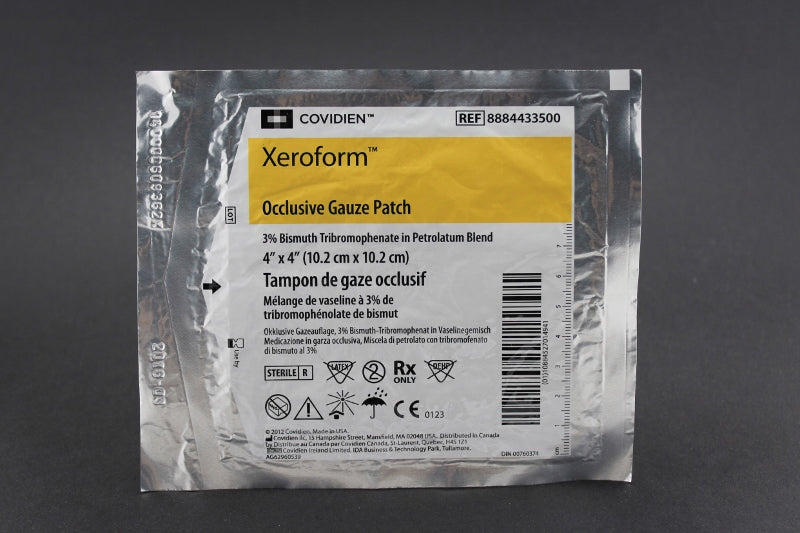 petrolatum dressing xeroform Covidien 8884433500 433500 Xeroform Occlusive Petrolatum Gauze Dressin –  woundcareshop