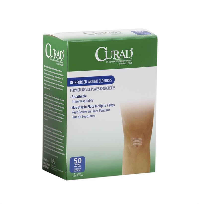 Medline NON250412 Curad Medi-Strips Reinforced Wound Closure Strips, S woundcareshop Medline NON250412 Curad Medi-Strips Reinforced Wound Closure Strips, S woundcareshop