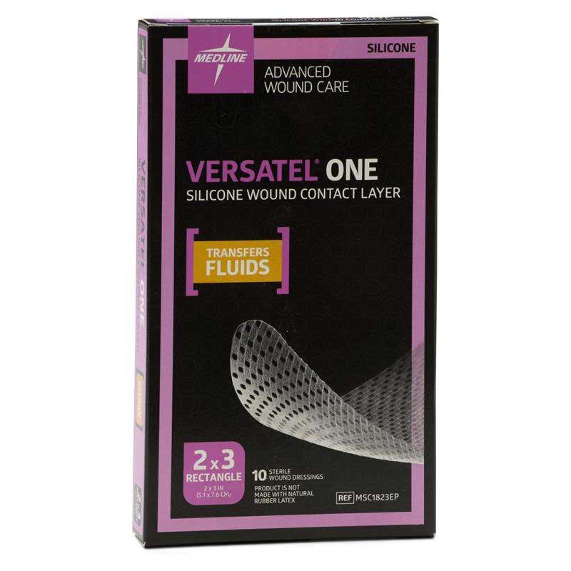 Medline MSC1823EP Versatel One Silicone Wound Contact Layer - 2 inch x   woundcareshop