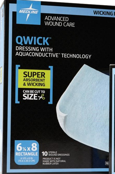 Medline MSC5868 Qwick Absorbent Non-Adhesive Wound Dressing - 6.125 in woundcareshop Medline MSC5868 Qwick Absorbent Non-Adhesive Wound Dressing - 6.125 in woundcareshop