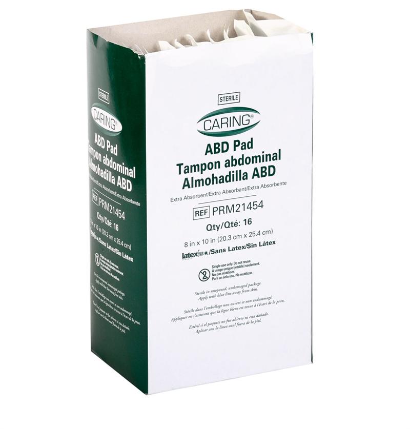 abd dressing Medline PRM21454Z Caring Abdominal Pads