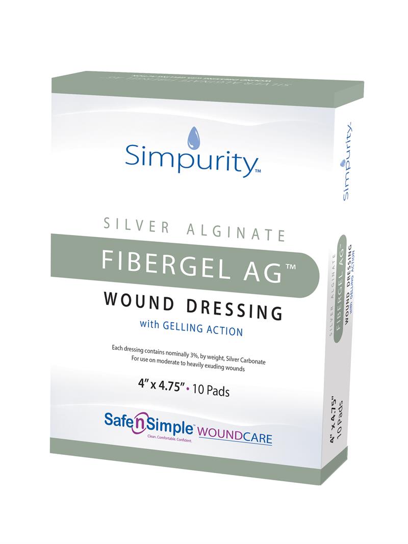 silver absorbent dressing MedHeal Bordered Sacral Silver Silicone Dressing