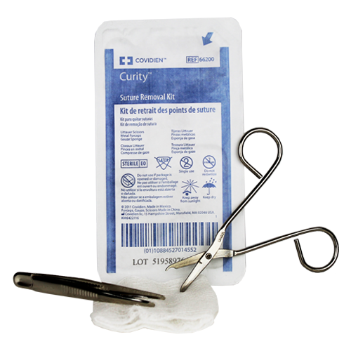 Covidien (formerly Kendall) 66200 Curity Suture Removal Kit with