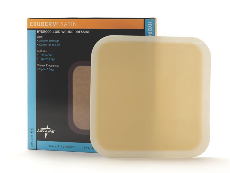 Medline MSC5488 Exuderm Satin Hydrocolloid Dressing