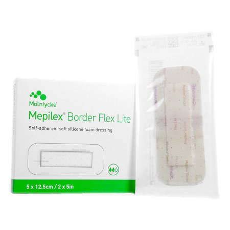 Molnlycke 581100 Mepilex Border Flex Lite Foam Dressing with Adhesive – woundcareshop
